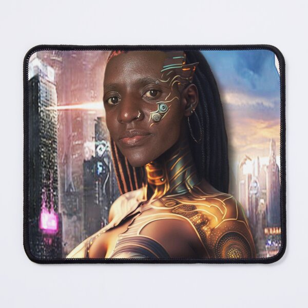 Item preview, African Space Girl; Kenya; Science Fiction; designed and sold by Mona-Leilah.