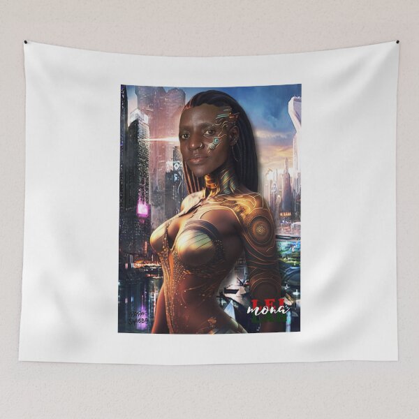 Item preview, African Space Girl; Kenya; Science Fiction; designed and sold by Mona-Leilah.