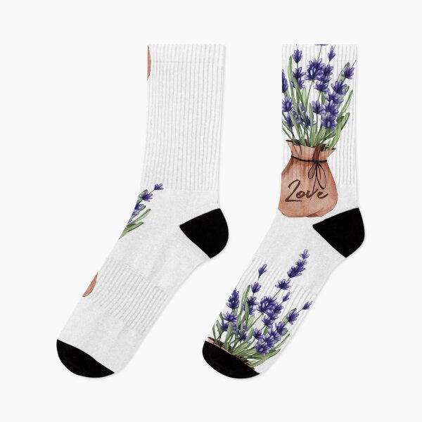 Item preview, Lavender watercolor love designed and sold by stripedcarpet.