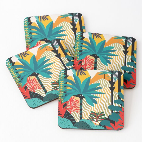 Item preview, Tropical Pop: Vivid Jungle and Coconut Scenes designed and sold by 21 Tulips.