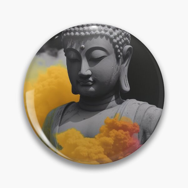 Item preview, Celestial COLORFUL BUDDHA designed and sold by bharuarts.