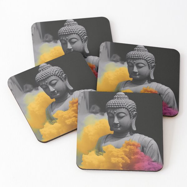 Item preview, Celestial COLORFUL BUDDHA designed and sold by bharuarts.