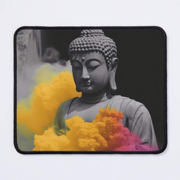 Item preview, Celestial COLORFUL BUDDHA designed and sold by bharuarts.
