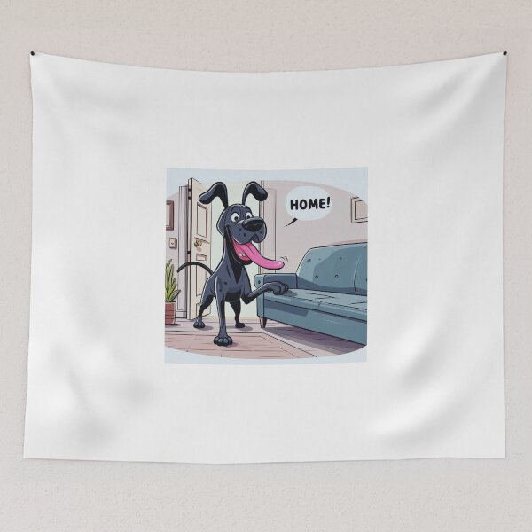 Item preview,  Black Great Dane Home designed and sold by IguaranDesign.