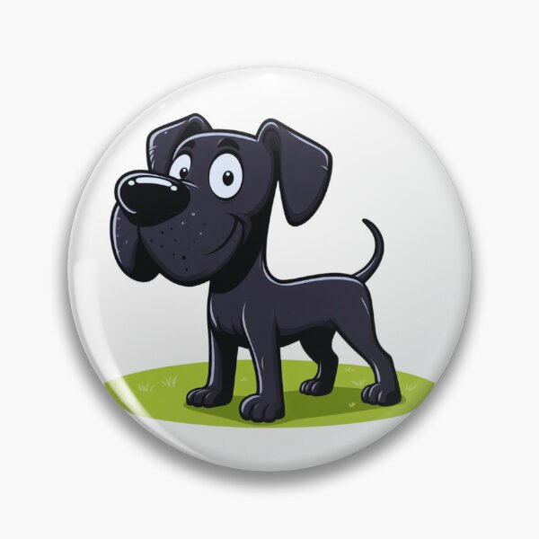 Item preview, Funny Black Great Dane designed and sold by IguaranDesign.