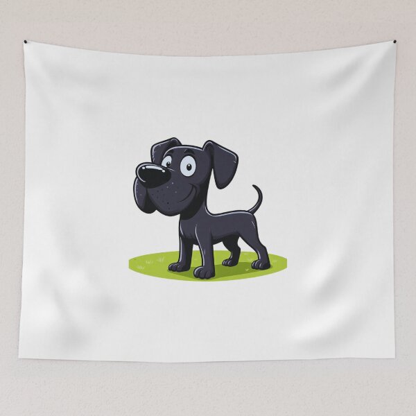 Item preview, Funny Black Great Dane designed and sold by IguaranDesign.