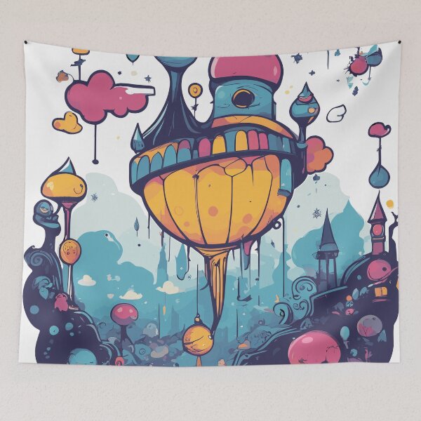 Item preview, Celestial Citadel: A Fantasy Castle in the Sky designed and sold by TrendyMingle.