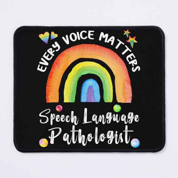 Item preview, Speech Language Pathologist Watercolor Rainbow Graphic Design designed and sold by Luckydesign1975.