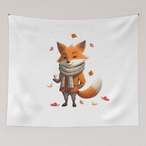 Item preview, Fox Coffee Autumn Feels designed and sold by GirlGlowGraphic.