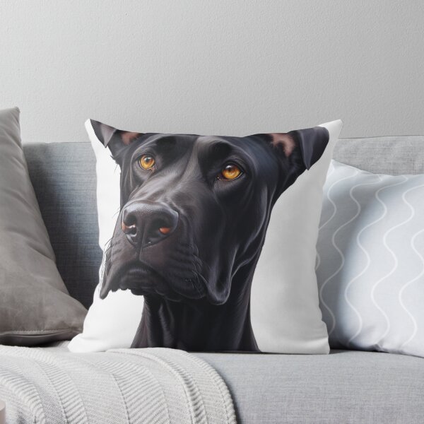 Item preview, Black Great Dane - Dog designed and sold by IguaranDesign.