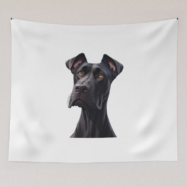 Item preview, Black Great Dane - Dog designed and sold by IguaranDesign.