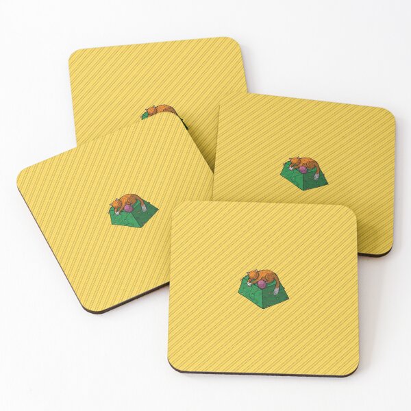 Item preview, Paws and Keycaps: A Cat's Sunny Siesta designed and sold by StickfinityShop.