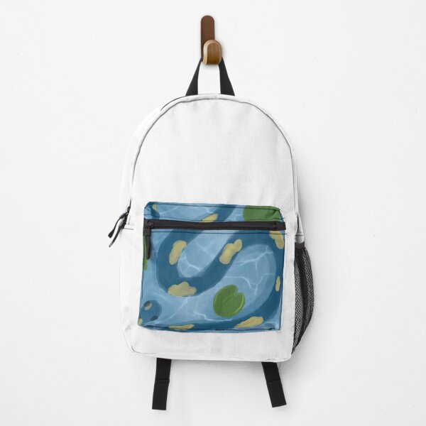 Item preview, a snake in the water. Art with snake and lilies. Beautiful snake on water designed and sold by Anhen-new-style.