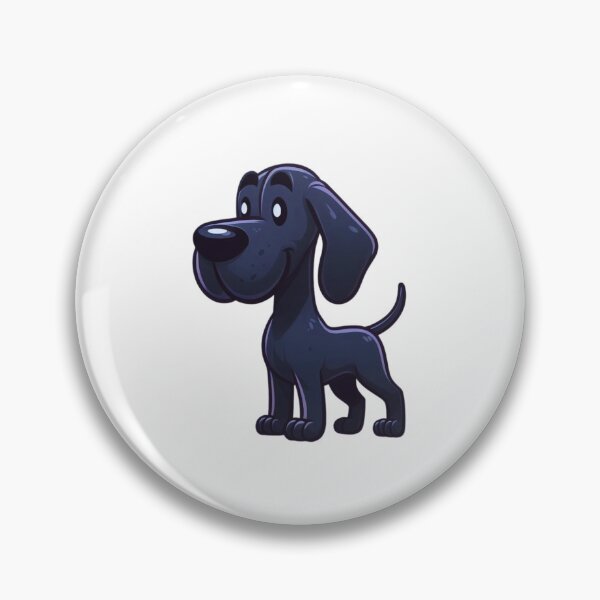 Item preview, Cute Black Great Dane designed and sold by IguaranDesign.