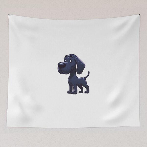 Item preview, Cute Black Great Dane designed and sold by IguaranDesign.
