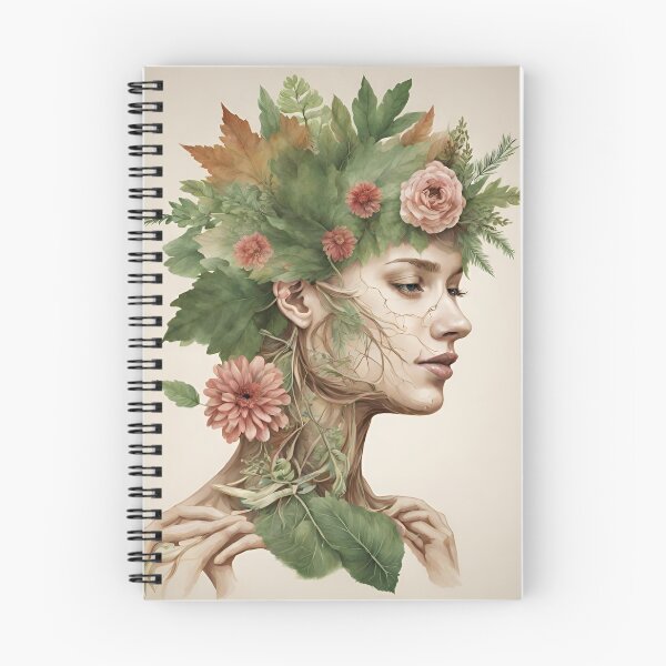 Item preview, Serene Floral Goddess designed and sold by LitzoyGlobeArt.