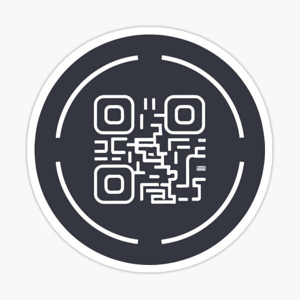 Vista previa del artículo con la obra «Hola Código QR», diseñado y vendido por DashBliss.