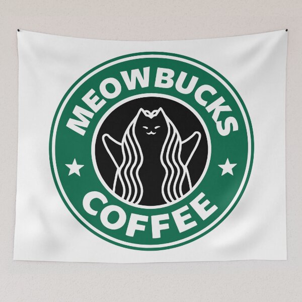 Item preview, MEOWBUCKS COFFEE designed and sold by RainSugarSalt.