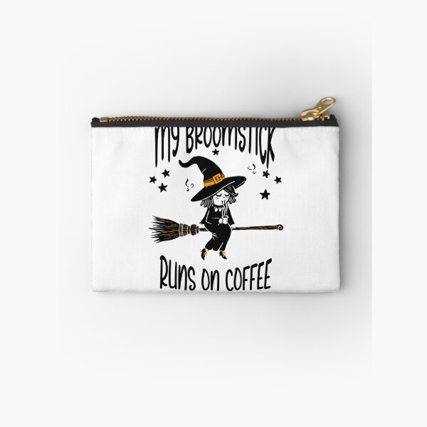 Item preview, My Broomstick Runs On Coffee designed and sold by ArtoCharlie.