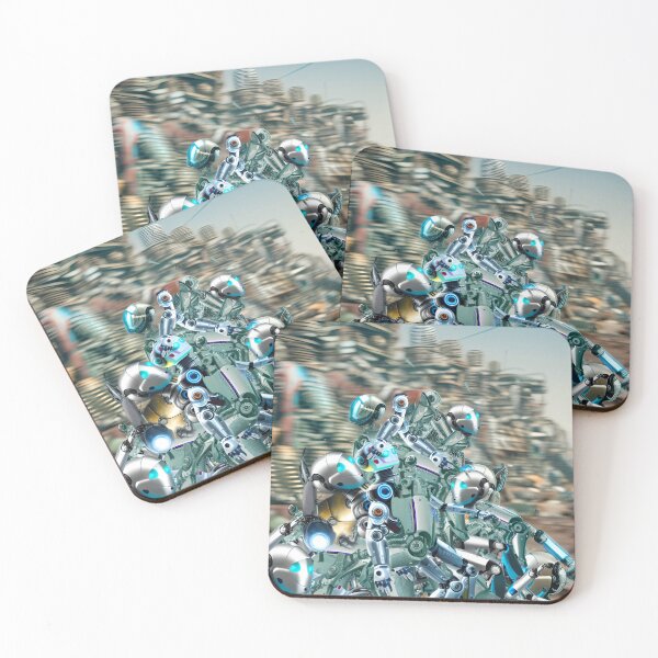 Item preview, Robot junk pile designed and sold by Glenbobagins.