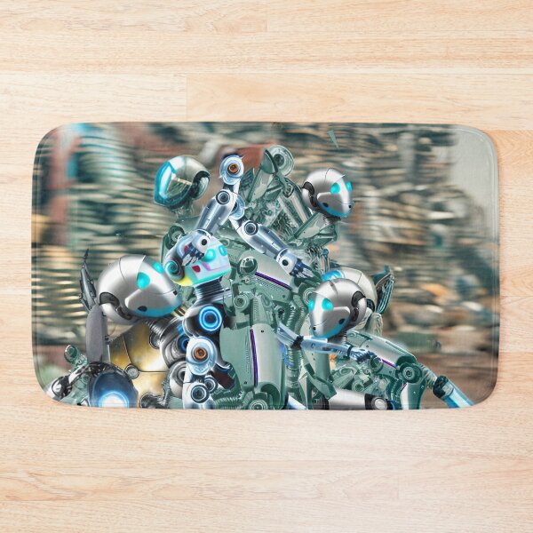Item preview, Robot junk pile designed and sold by Glenbobagins.