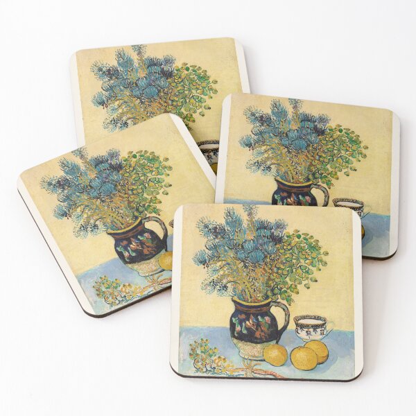 Item preview, Still Life Paintings by Vincent van Gogh, on your : Backpacks, Phone Wallets, Aprons, Clocks, Drawstring Bags, Mugs, Pet Bandanas, Scarves, Cat Mats, Dog Mats, Duvets designed and sold by Suzana Djordjevic.