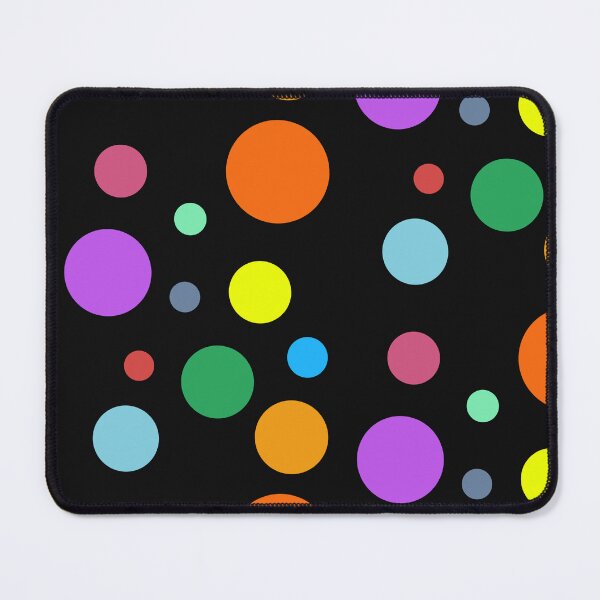 Item preview, Colorful Dots with black background designed and sold by Fishwannafly.