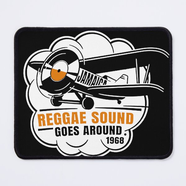 Item preview, Vinyl flight to jamaica, reggae sound goes around designed and sold by jomi.amsterdam.