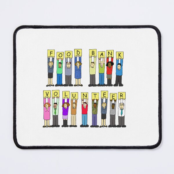 Item preview, Food Bank Volunteer Cartoon Group designed and sold by KateTaylor.