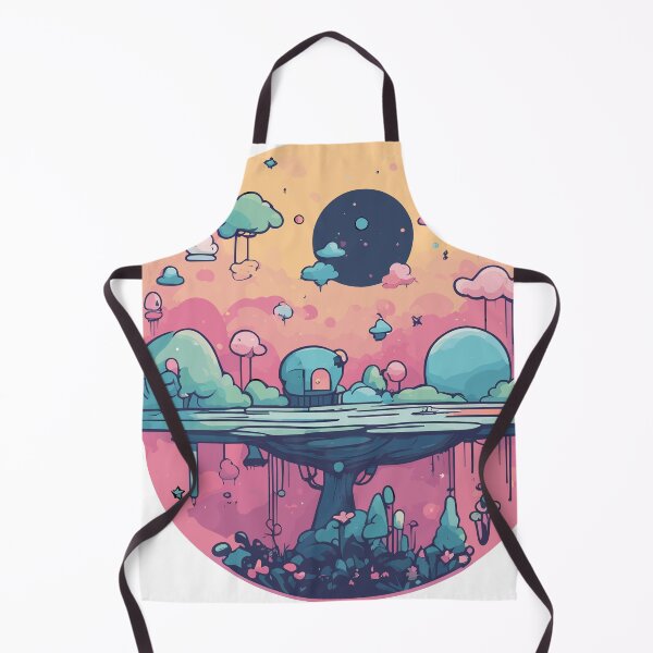 Artikelvorschau, Mystischer Hafen: Die schwimmende Insel im rosa und lila Himmel entworfen und verkauft von TrendyMingle.