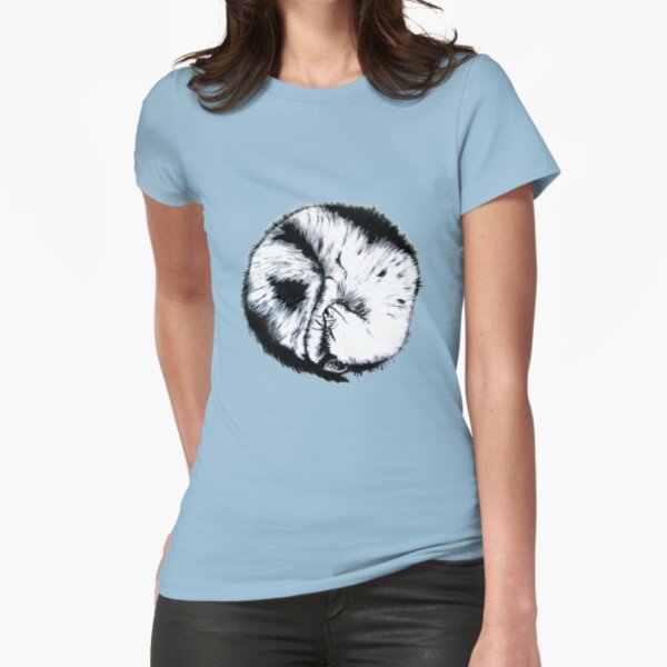 Cat Ball Fitted T-Shirt