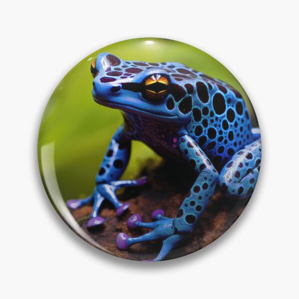 Item preview, Blue Poison Dart Frog 01 designed and sold by Elisabeth Lucas.