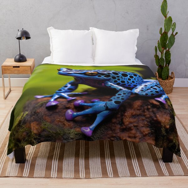Item preview, Blue Poison Dart Frog 01 designed and sold by Elisabeth Lucas.
