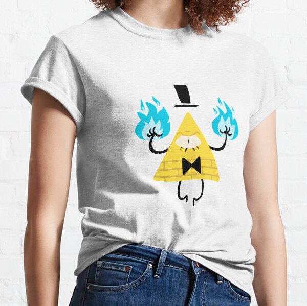 Bill Cipher with blue fire Classic T-Shirt