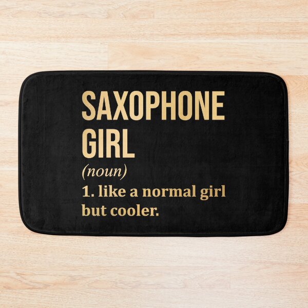 Item preview, Saxophone Girl Definition Saxophone in Gold designed and sold by XCIV.