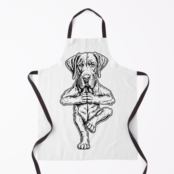 Item preview, Great Dane Yoga Puppy Dog Funny Dogs Tree Pose Vrikshasana designed and sold by GrandeDuc.