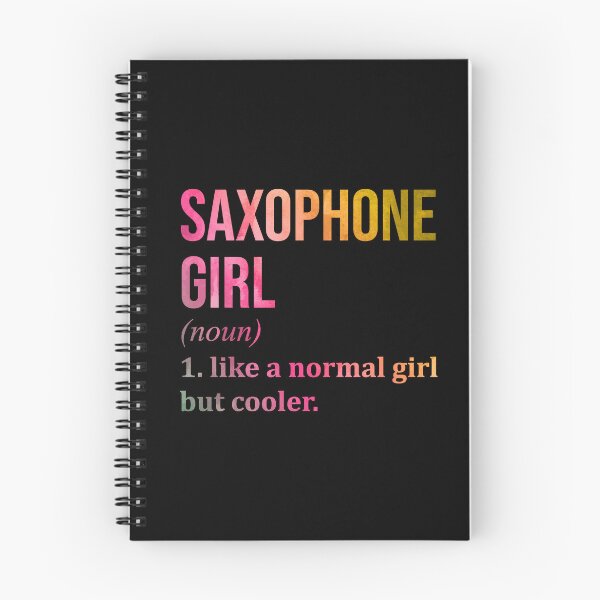 Item preview, Saxophone Girl Definition Saxophone in Watercolor designed and sold by XCIV.