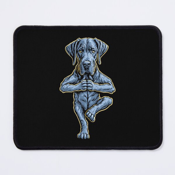 Item preview, Great Dane Yoga Puppy Dog Funny Dogs Tree Pose Vrikshasana designed and sold by GrandeDuc.
