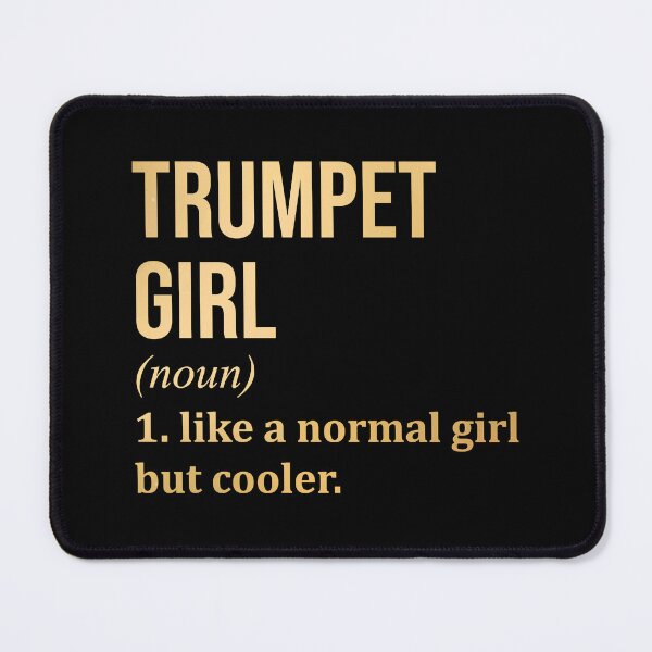 Item preview, Trumpet Girl Definition Trumpet in Gold designed and sold by XCIV.