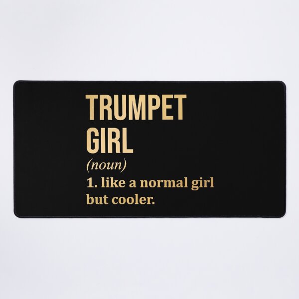 Item preview, Trumpet Girl Definition Trumpet in Gold designed and sold by XCIV.