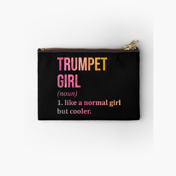 Item preview, Definición de chica trompeta Trompeta en acuarela designed and sold by XCIV.
