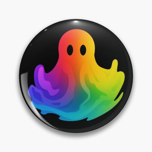 Item preview, RGB Ghost Emblem designed and sold by RobotBadGuy0.