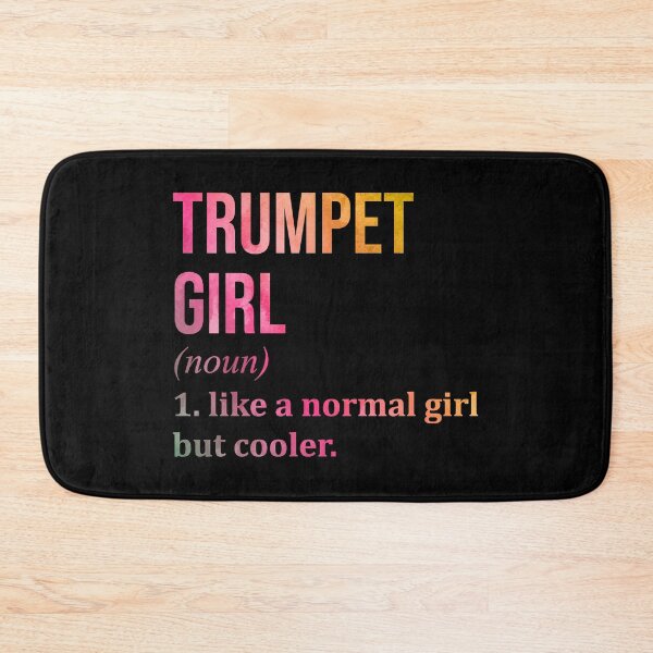 Item preview, Trumpet Girl Definition Trumpet in Watercolor designed and sold by XCIV.