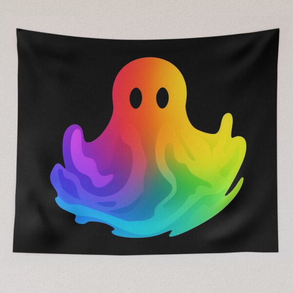 Item preview, RGB Ghost Emblem designed and sold by RobotBadGuy0.