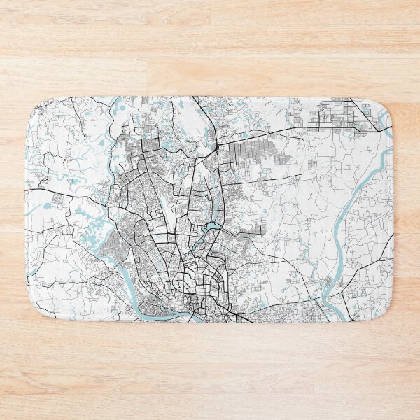 Item preview, Dhaka City Map of Bangladesh - Circle designed and sold by deMAP.