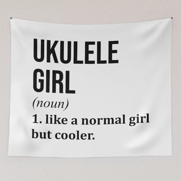 Item preview, Ukulele Girl Definition Ukulele designed and sold by XCIV.