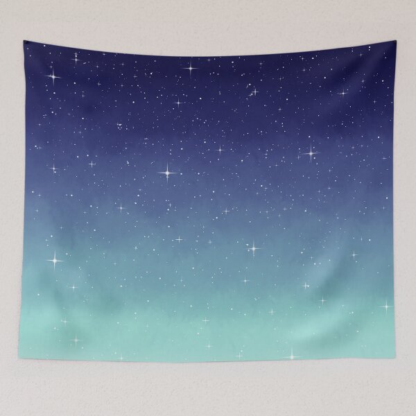 Item preview, Blue Galaxy Starry Night Sky  designed and sold by artbybee7.
