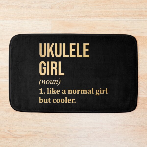 Item preview, Ukulele Girl Definition Ukulele in Gold designed and sold by XCIV.