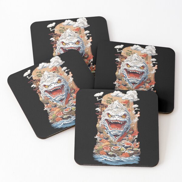 Item preview, Sushi Sea Monster Manga Art Fusion designed and sold by LuminOrb.