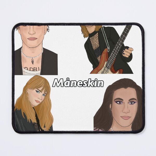 Item preview, Måneskin- Fanart with band name <3 designed and sold by IrisMadrigal.